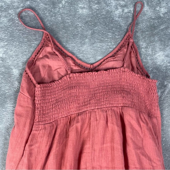 House of Harlow 1960 Dress Womens Large Boho Eyelet Feminine Flounce Cottagecore - Picture 7 of 10